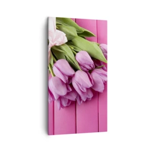 Lærredstryk - Billede på lærred - Kun til dig - 45x80 cm