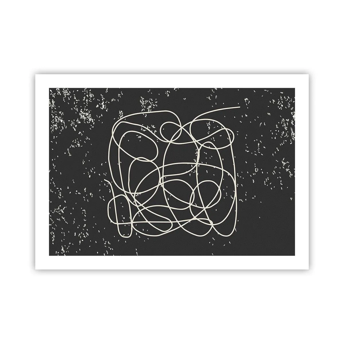 Plakat - Vandrende tanker - 70x50 cm