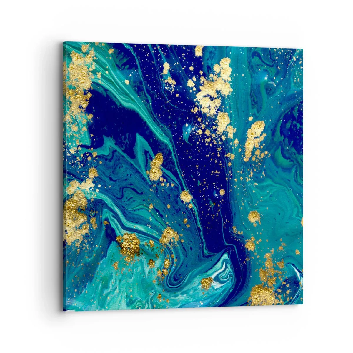 Lærredstryk - Billede på lærred - Solblade - 70x70 cm