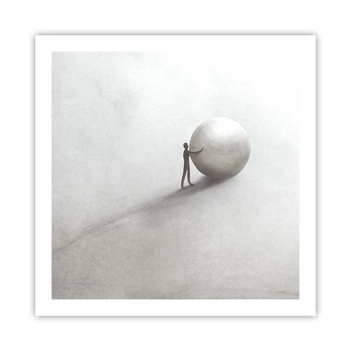 Plakat - Livets spil - 60x60 cm