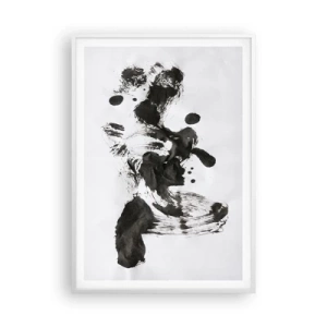 Plakat i hvid ramme - En metode i galskaben? - 70x100 cm