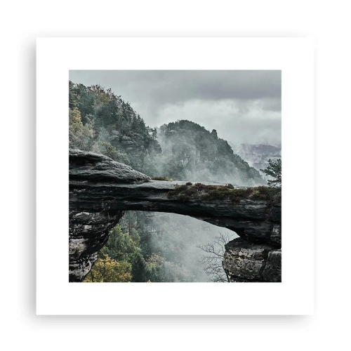 Plakat - Eventyret er ved at begynde - 30x30 cm