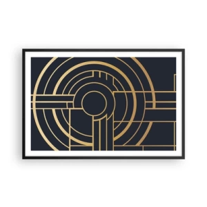 Plakat i sort ramme - At vende tingene på hovedet - 91x61 cm