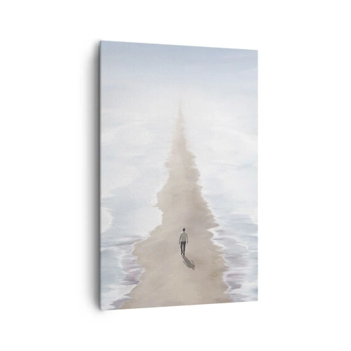 Lærredstryk - Billede på lærred - Lys fremtid - 80x120 cm