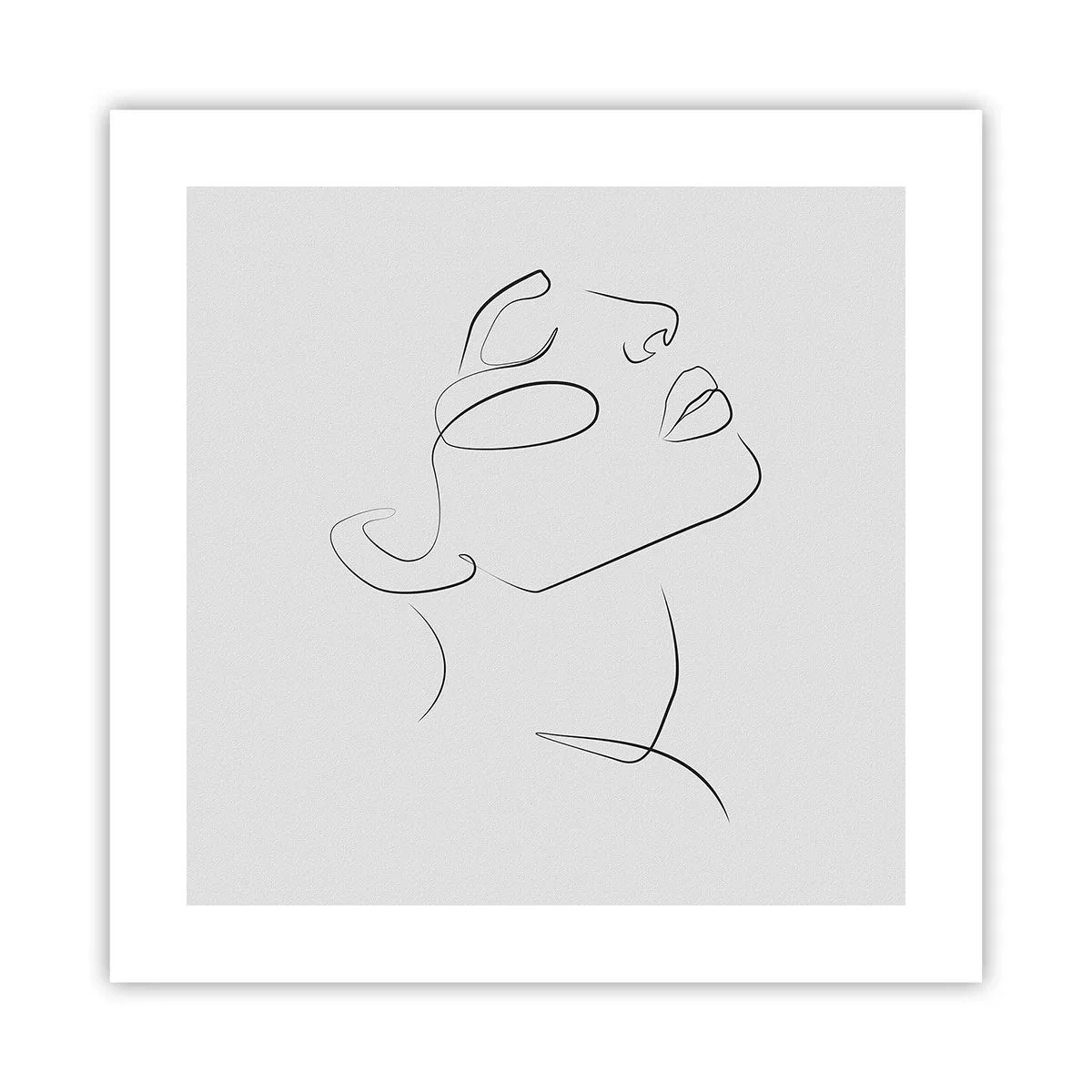 Plakat - En drømmes slyngninger - 40x40 cm