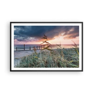 Plakat i sort ramme - Ikke passerer med vinden - 91x61 cm