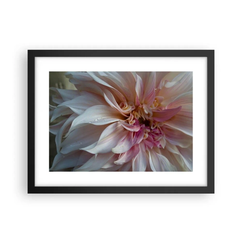 Plakat i sort ramme - Blomstrende friskhed - 40x30 cm