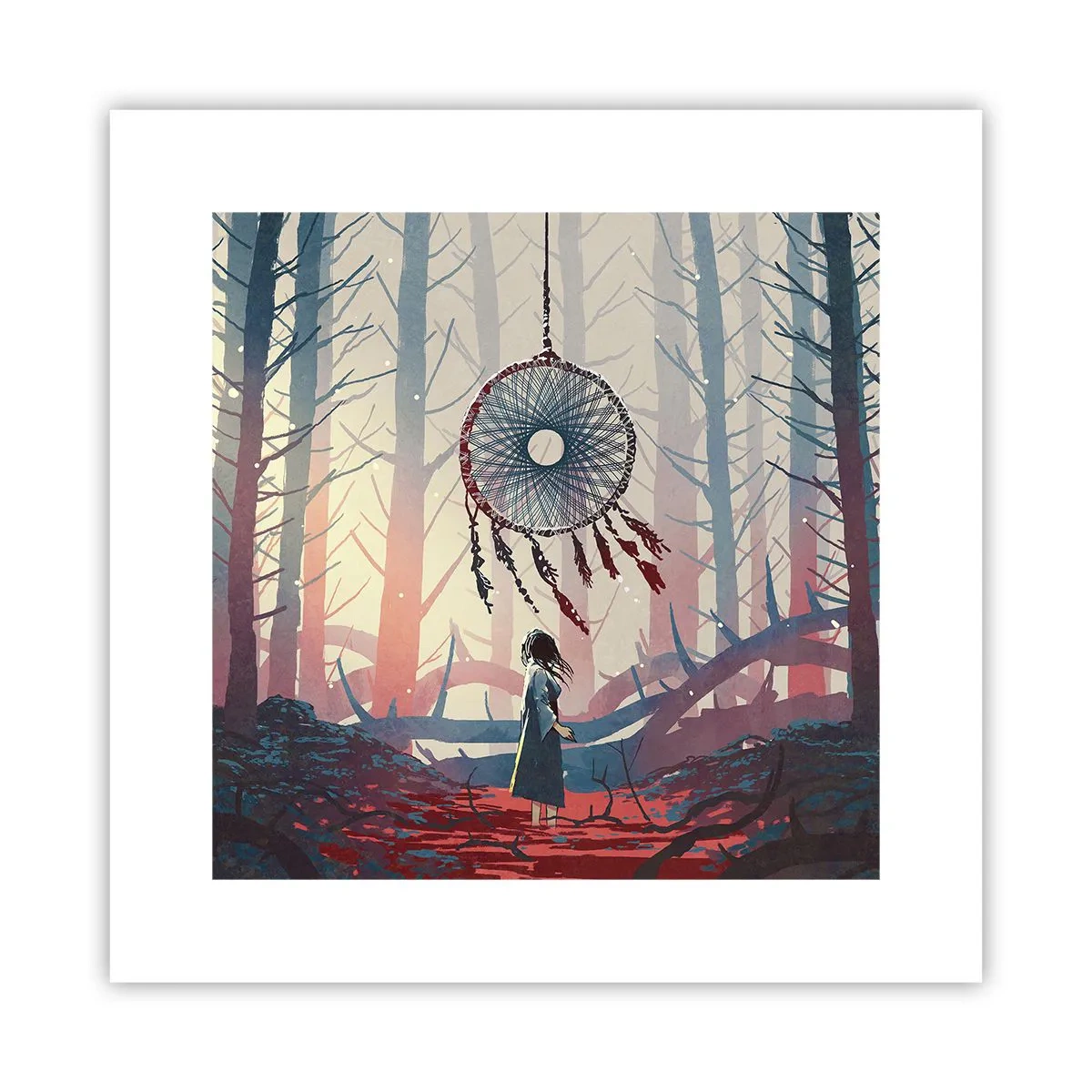 Plakat - Det hemmelige ritual for lykke - 30x30 cm