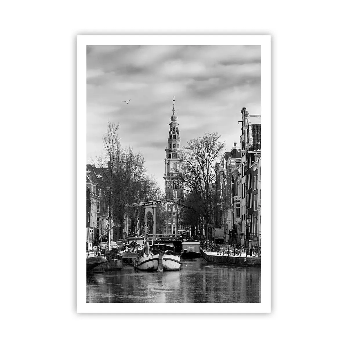 Plakat - Amsterdam stemning - 70x100 cm