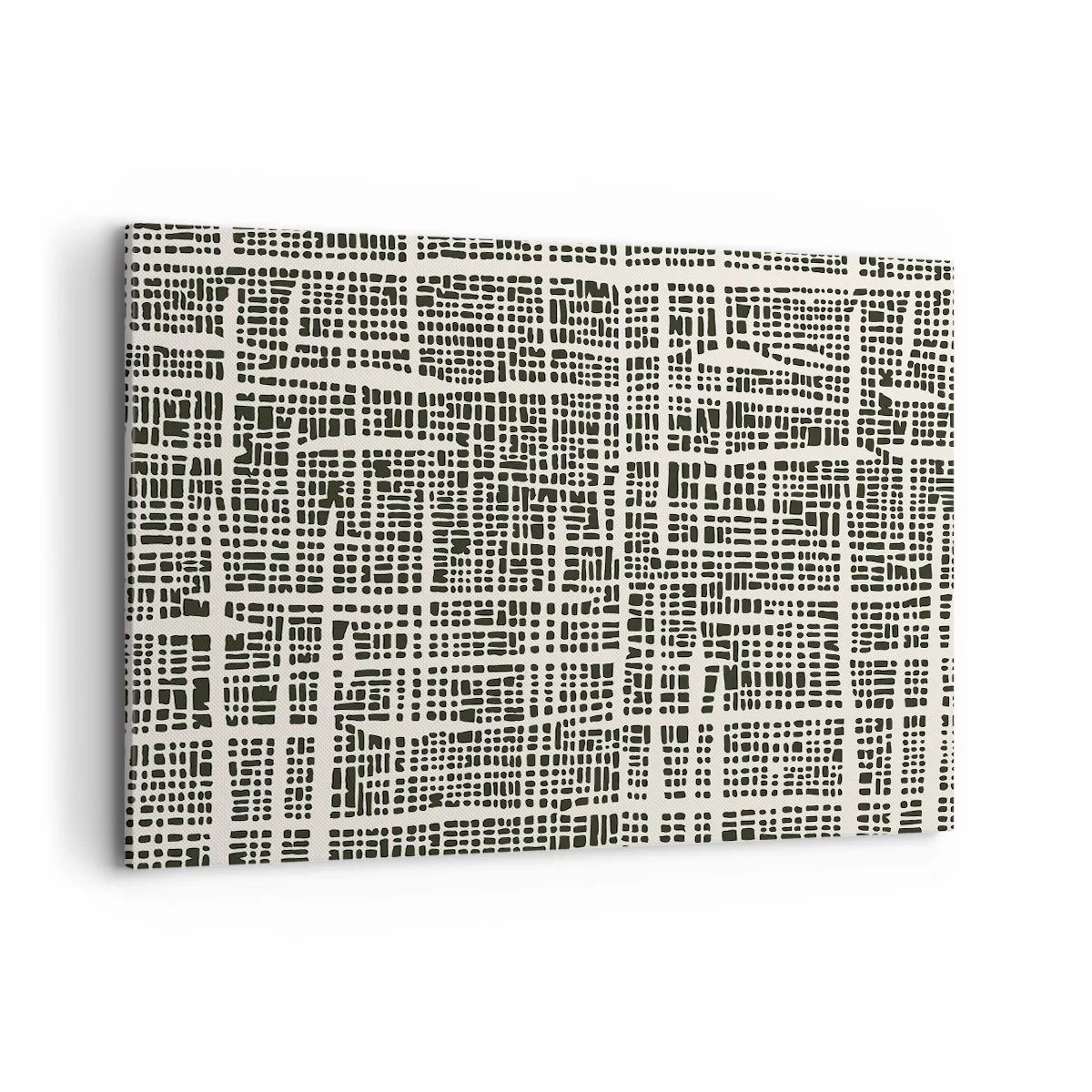 Lærredstryk - Billede på lærred - En sammensætning vævet - 100x70 cm