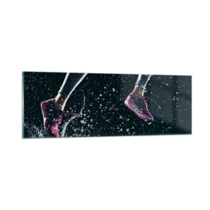 Billede på glas - Så meget som du kan - 90x30 cm