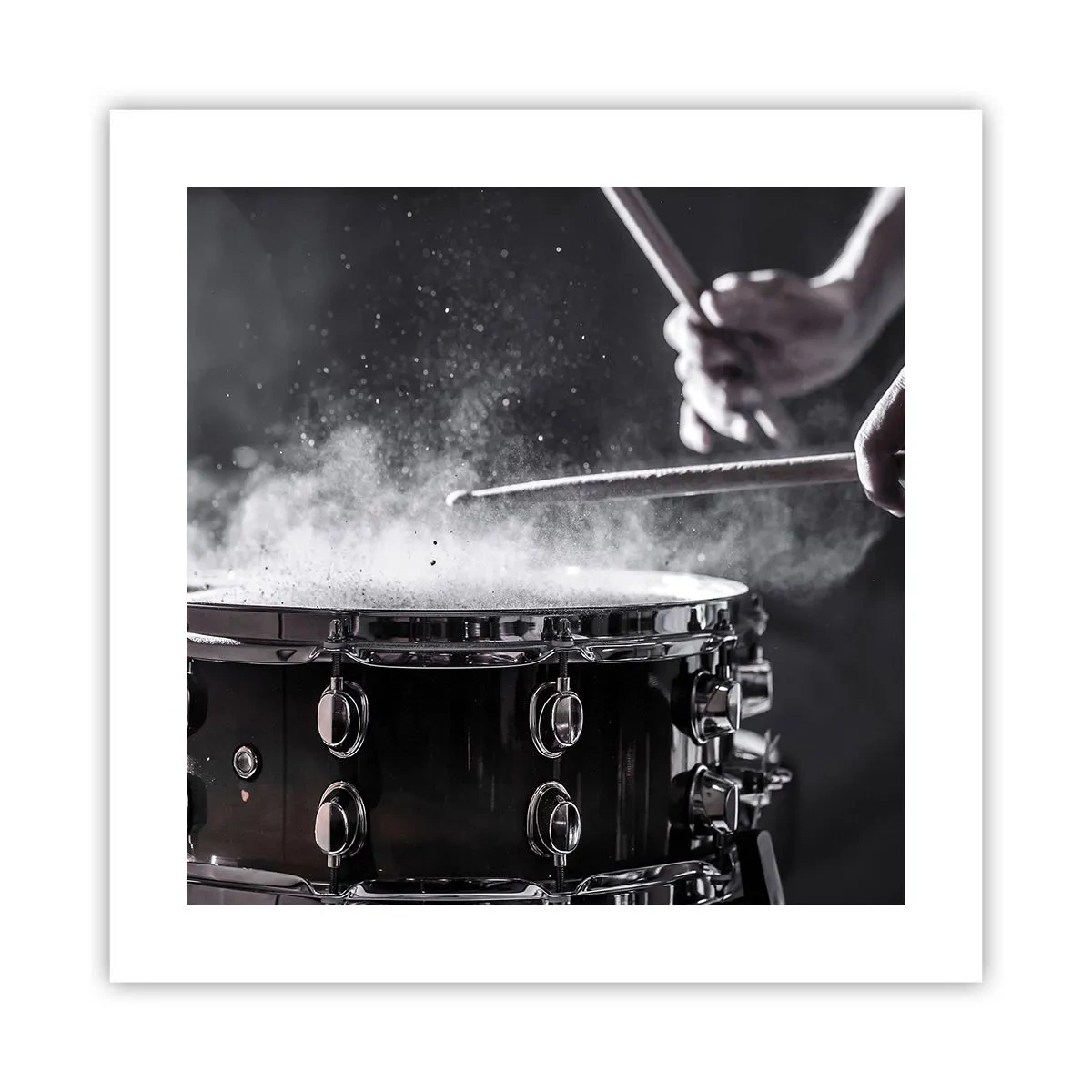 Plakat - Musikkens puls - 40x40 cm