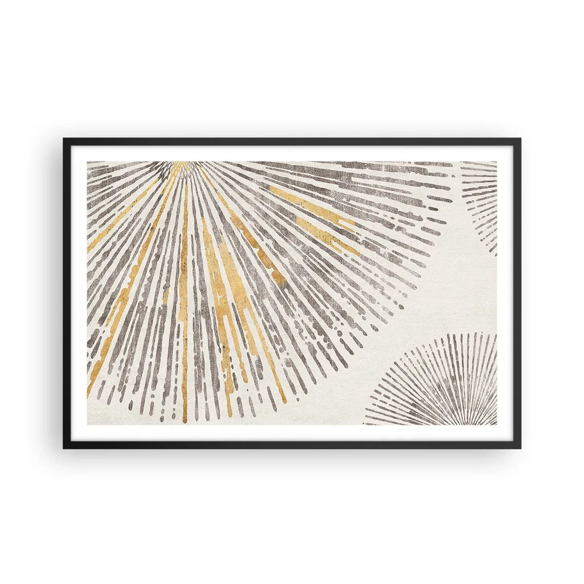 Plakat i sort ramme - Skønheden i en rokke - 91x61 cm