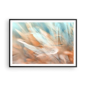 Plakat i sort ramme - I mildhedens land - 100x70 cm