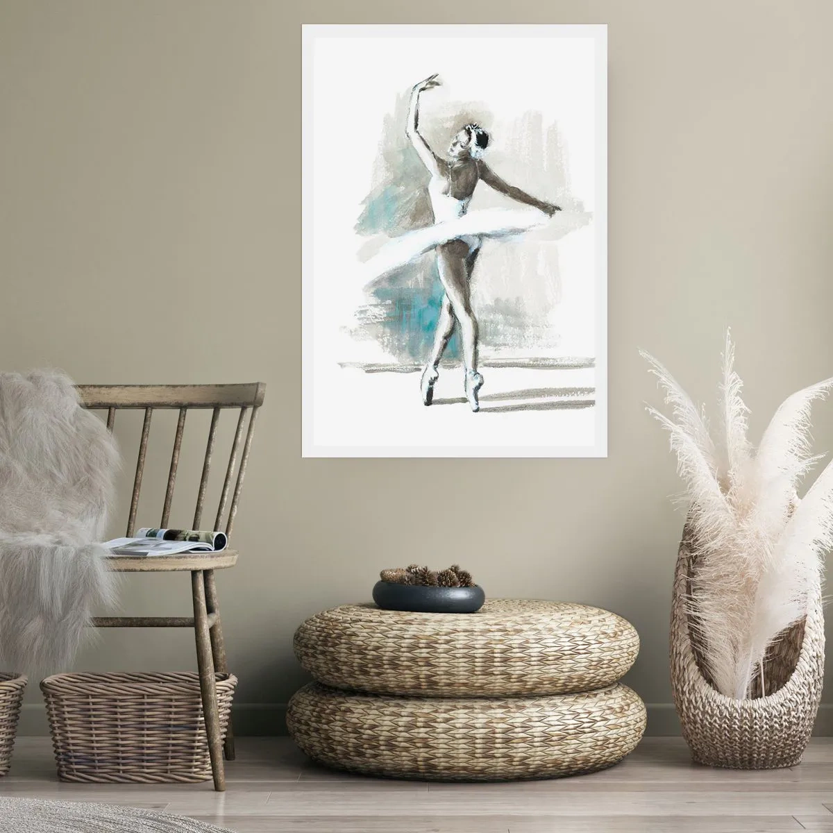 Plakat - Fortryllet til en svane - 61x91 cm