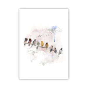 Plakat - Møde med vinger - 70x100 cm