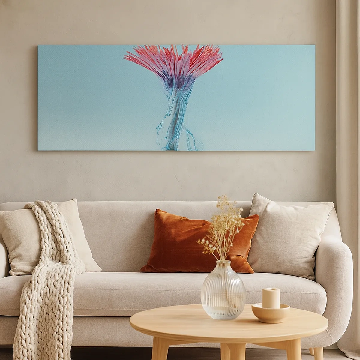 Lærredstryk - Billede på lærred - I en nærende omfavnelse - 30x30 cm