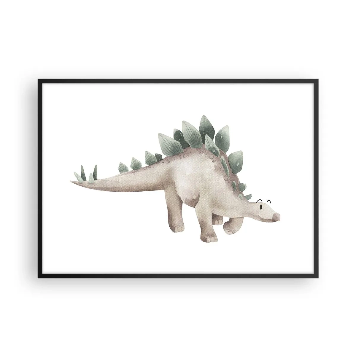 Plakat i sort ramme - Din ven - 100x70 cm