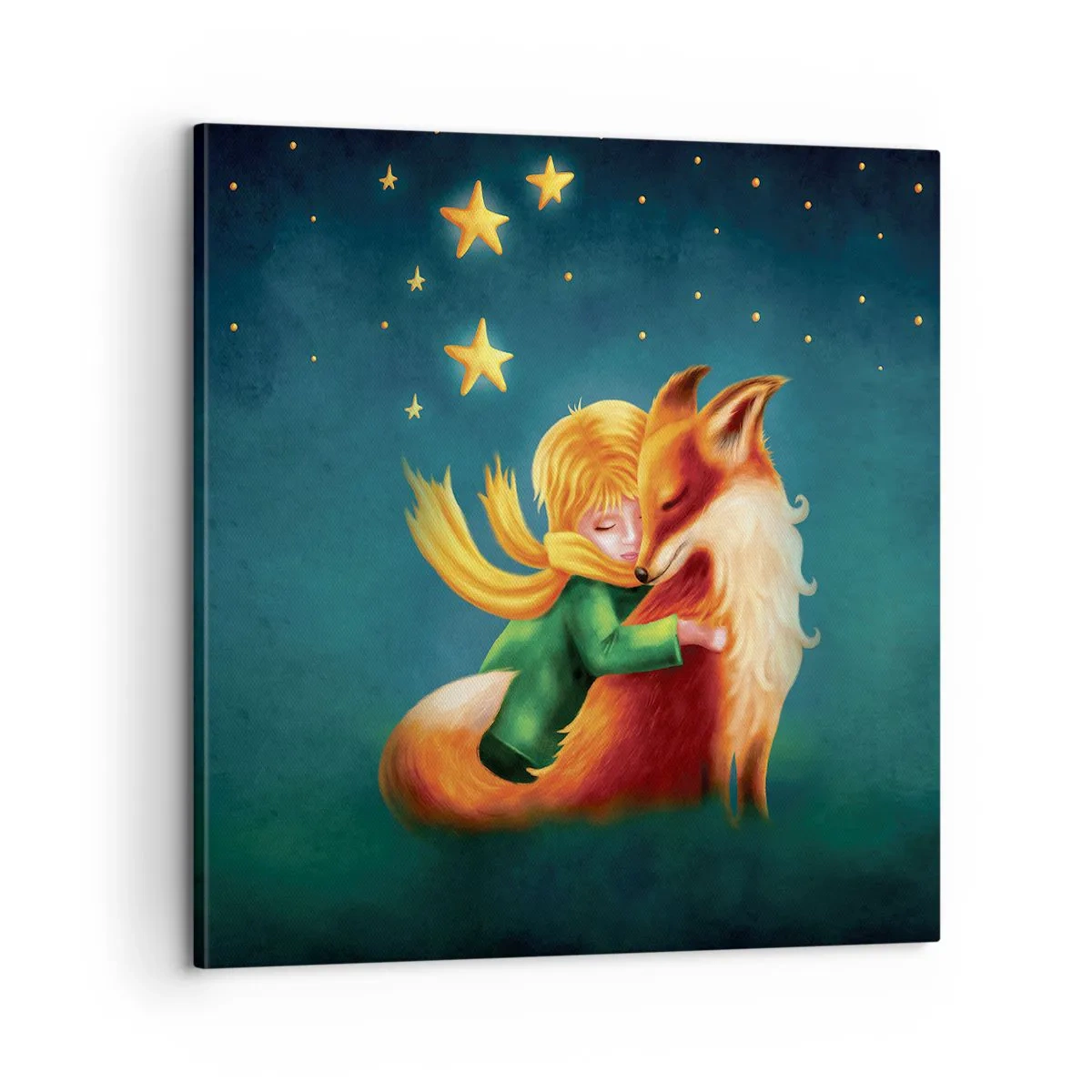 Lærredstryk - Billede på lærred - Lille Prins - 60x60 cm