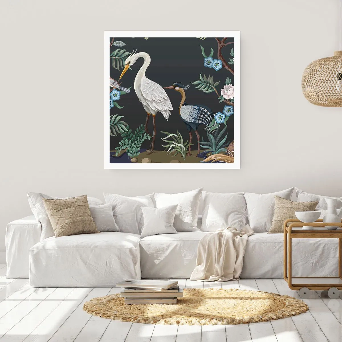 Plakat - Fugleparade - 30x30 cm