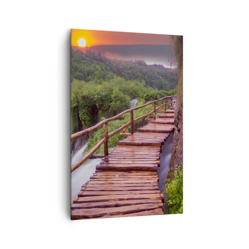 Lærredstryk - Billede på lærred - En utrolig skønhed - 80x120 cm