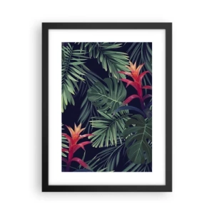 Plakat i sort ramme - Brænd i grønt - 30x40 cm