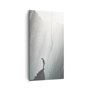 Lærredstryk - Billede på lærred - Der er altid en vej ud - 55x100 cm