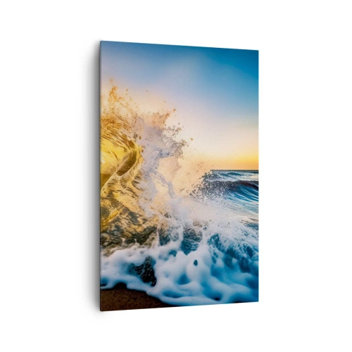 Lærredstryk - Billede på lærred - Leg på sandet - 80x120 cm