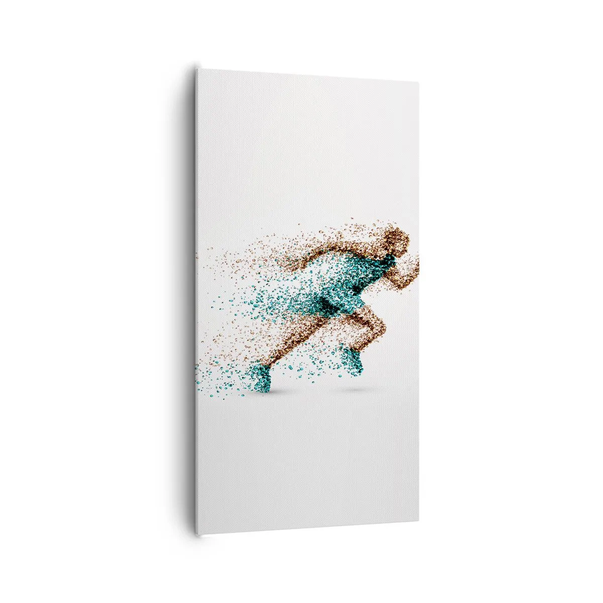 Lærredstryk - Billede på lærred - Livet er et kapløb - 65x120 cm