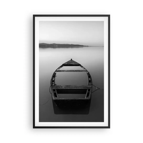 Plakat i sort ramme - Længsel og melankoli - 61x91 cm