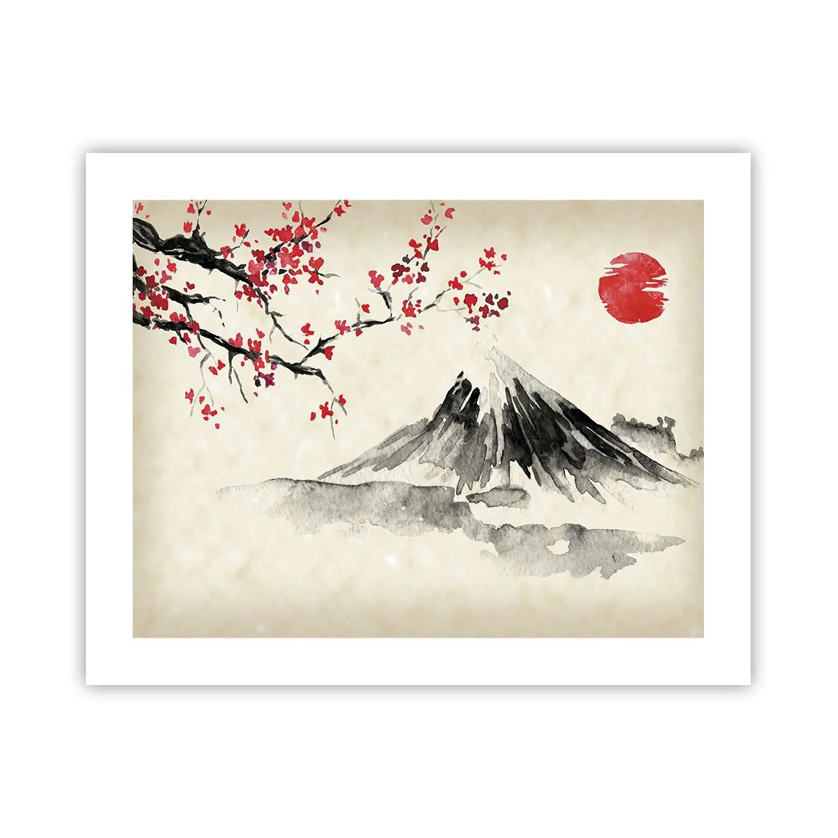Plakat - Bliv forelsket i Japan - 50x40 cm