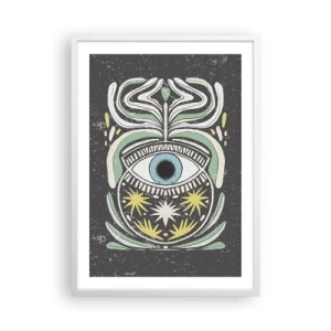 Plakat i hvid ramme - Stammeritualer - 50x70 cm