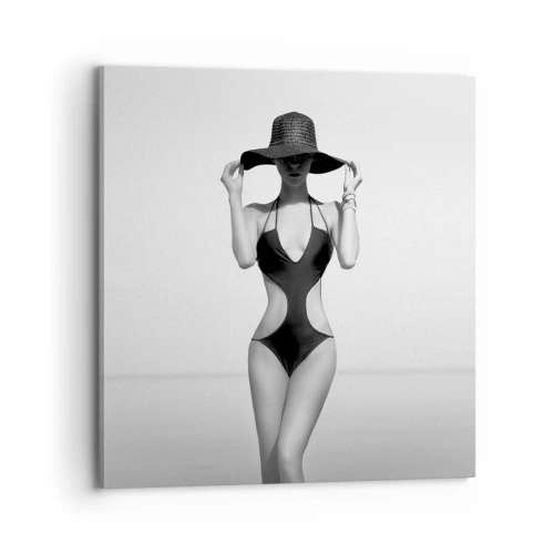 Lærredstryk - Billede på lærred - Mit navn er Elegance - 70x70 cm