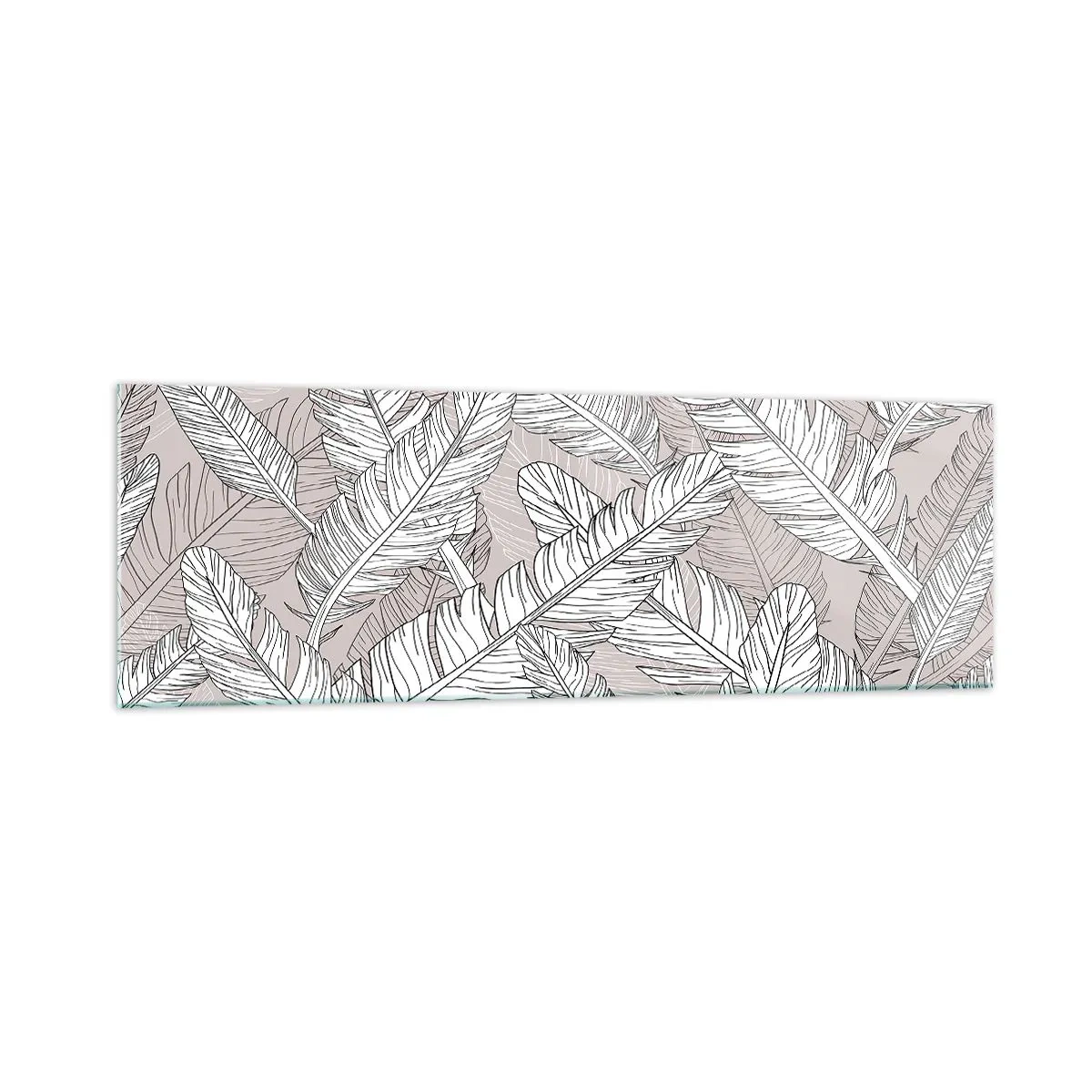 Billede på glas - Fjerlig uro - 160x50 cm
