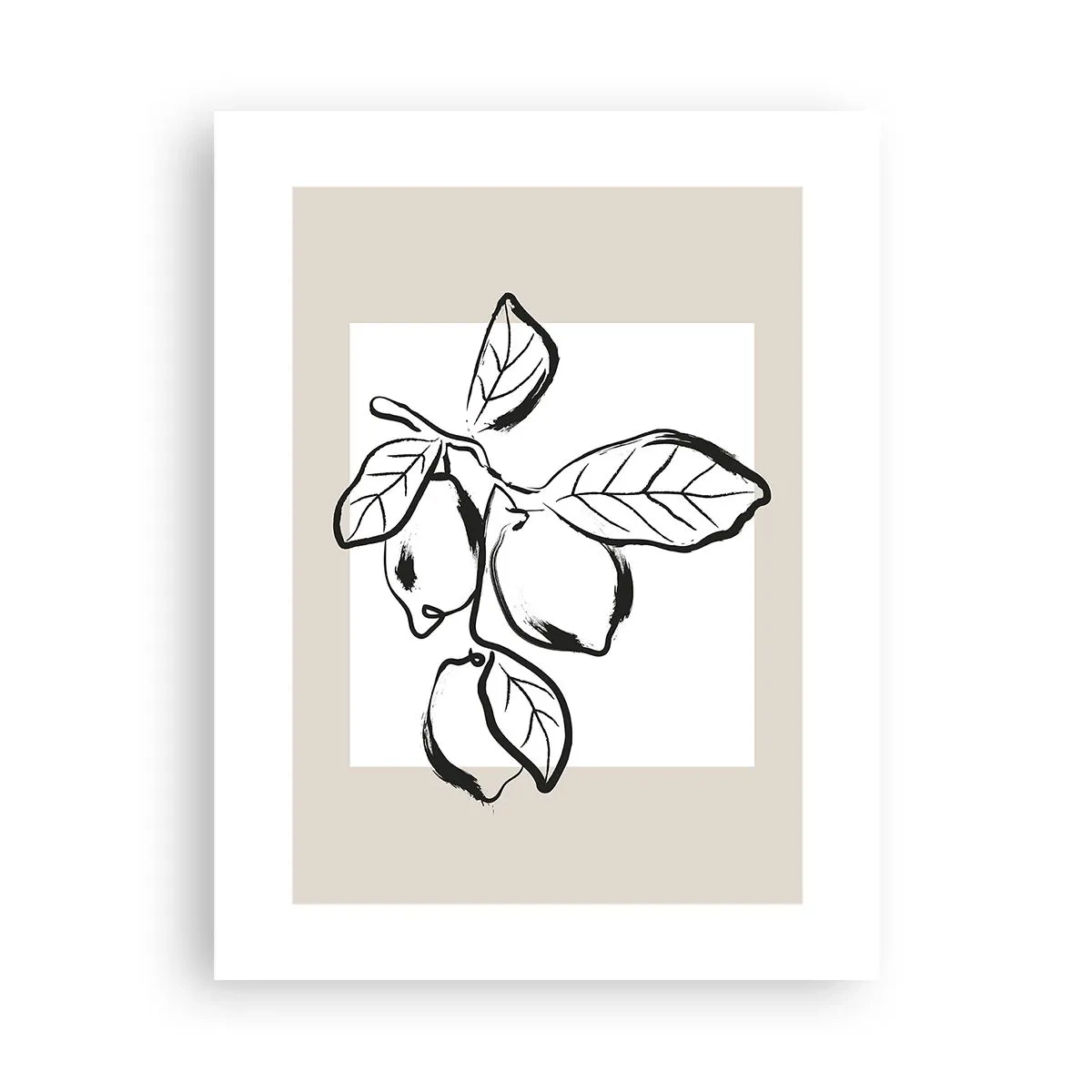 Plakat - Hvor citronen modner... - 30x40 cm