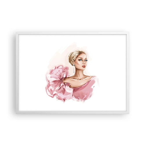 Plakat i hvid ramme - Som malet... - 70x50 cm