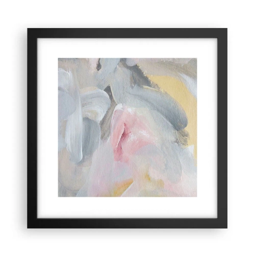 Plakat i sort ramme - I en pastelfarvet verden - 30x30 cm