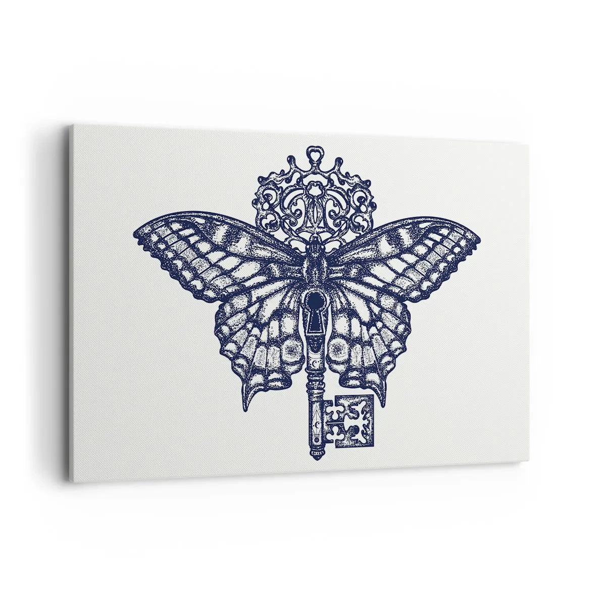 Lærredstryk - Billede på lærred - Alle hjertets hemmeligheder - 100x70 cm