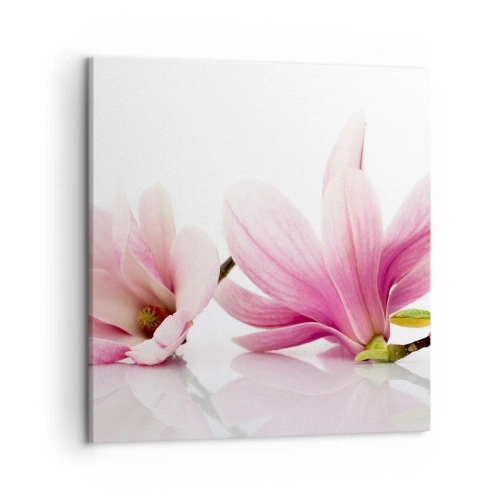 Lærredstryk - Billede på lærred - Blød som et åndedrag af forår - 50x50 cm