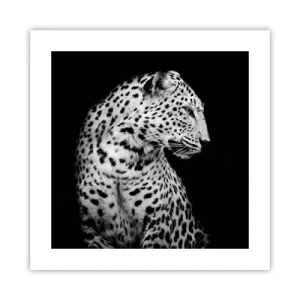 Plakat - Den rigtige profil er perfekt! - 40x40 cm