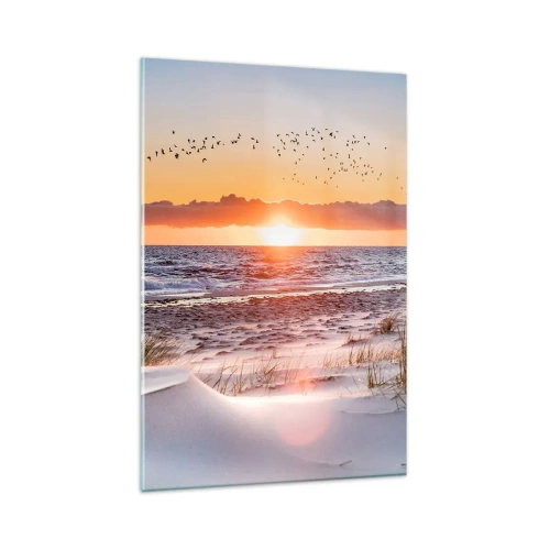 Billede på glas - Vandret landskab - 80x120 cm