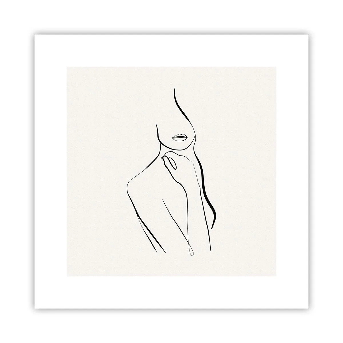 Plakat - Bølge af melankoli - 30x30 cm
