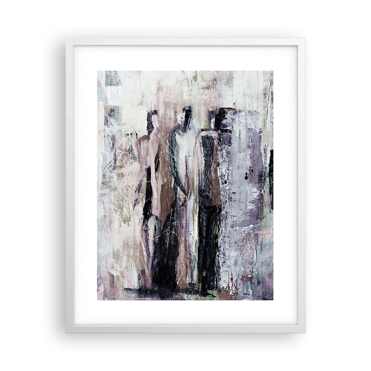 Plakat i hvid ramme - De mystiske tre - 40x50 cm