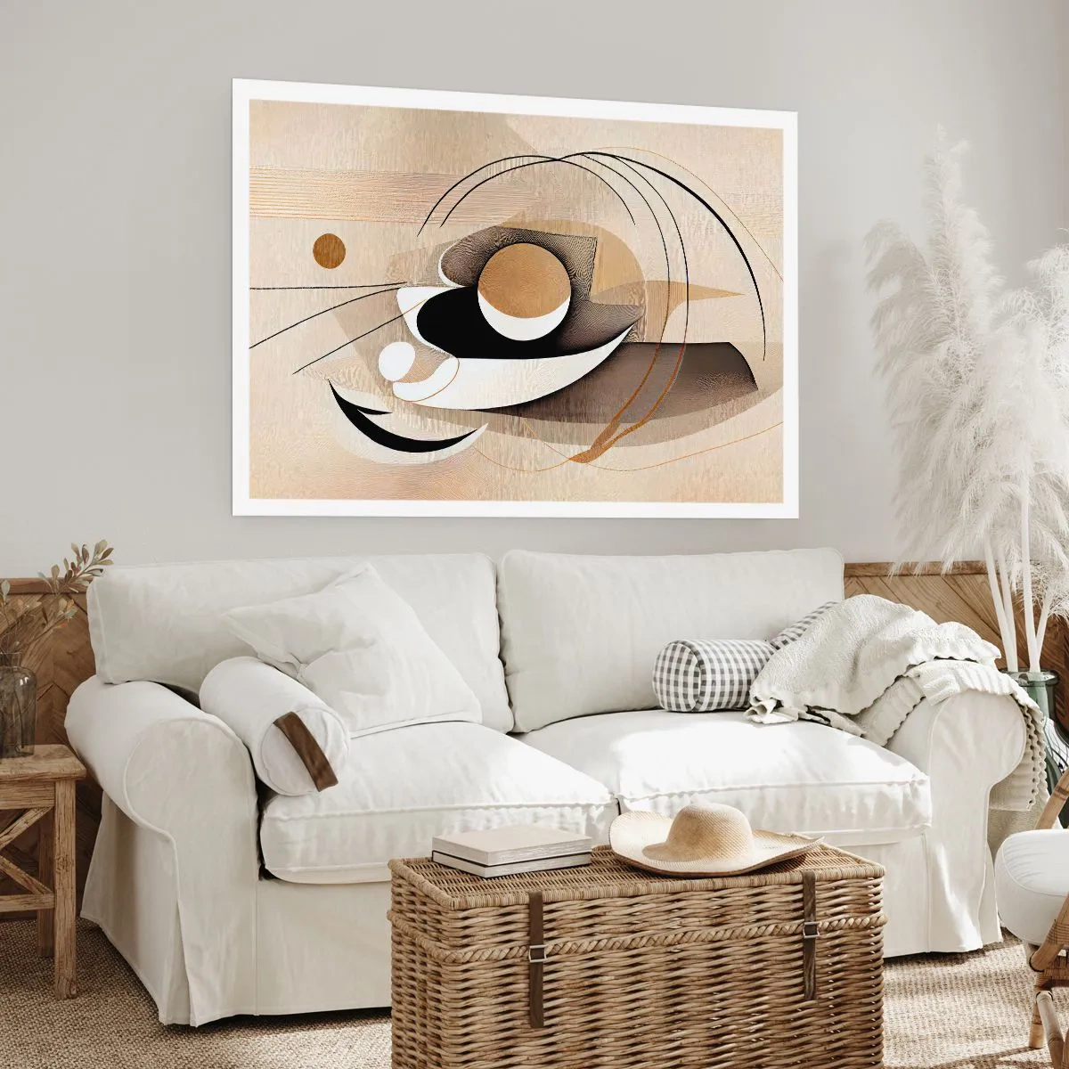 Plakat - Komposition: essensen af ting - 70x50 cm