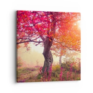 Lærredstryk - Billede på lærred - Et væld af blomstring - 40x40 cm