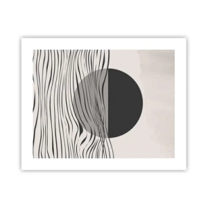 Plakat - Halvkomposition - 50x40 cm