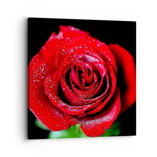 Lærredstryk - Billede på lærred - Det er kærlighed - 30x30 cm