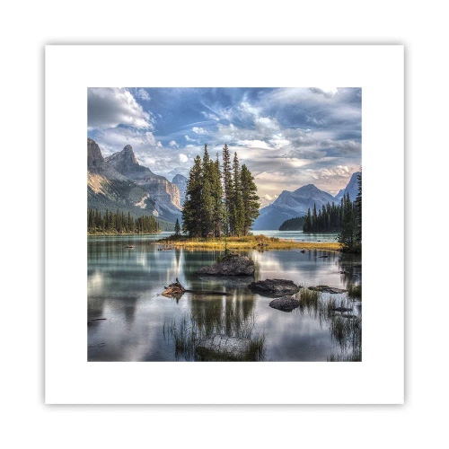 Plakat - Over store og klare vande… - 30x30 cm