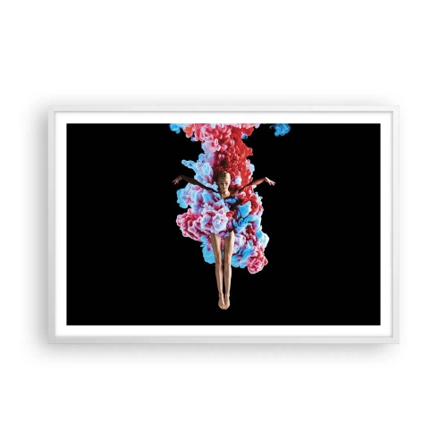 Plakat i hvid ramme - I fuld blomstring - 91x61 cm