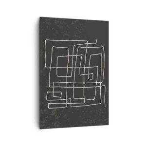 Lærredstryk - Billede på lærred - Ikke helt så enkel - 70x100 cm